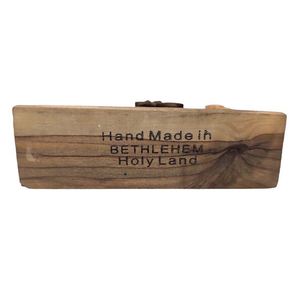 Nativity Olive Wood Hand Made in Bethlehem Israel Holy Land Small - Picture 6 of 6